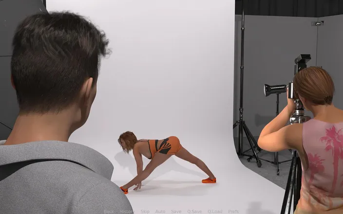 Adultgameplayvideos: New Neighborhood #10 Justin Saw Violet 's Nipple During the Photo Shoot