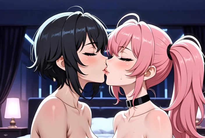 Stories&Anime: "hentai Yuri lesbische BDSM-dominanz - Herrin Rina fickt devote yumi zu...