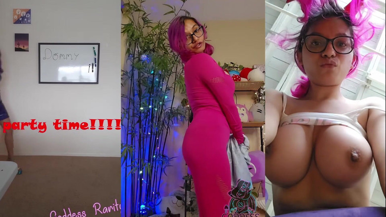 Goddess Rarity: Goddess Rarity berbogel dan mencuba pakaian baru