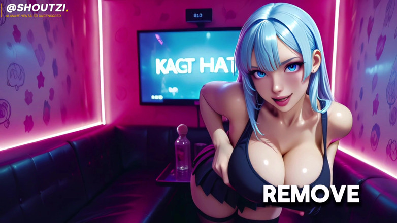 Shoutzi Anime Hentai3D Uncensored: कामुक नीले बालों वाली कराओके बेब के चेहरे की चुदाई होती है और वह मोटे वीर्य से भर जाती है