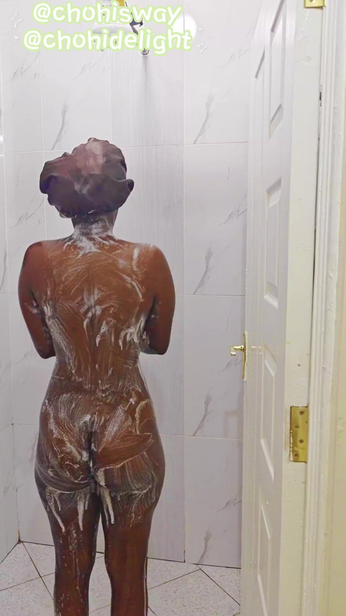 Cho his way: Verführt dich, deinen harten schwanz zu pumpen