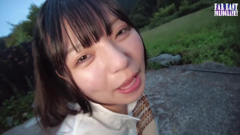 Far East pornography: Rail-tease Rendezvous with a Short-cut Cutie Savoring Every Warm Drop...