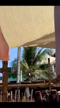 Kicking at Neurogym Zipolite Nude Beach.