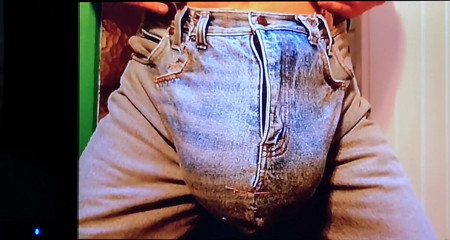 Monster_Meat_: Jeans bulging dreams