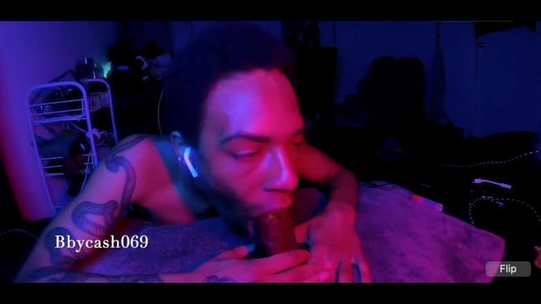 Bbycash 69: Giving Sloppy Blowjob to My Toy
