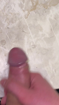 Stepdaddy Jerking Big Uncut Cock and Cumming