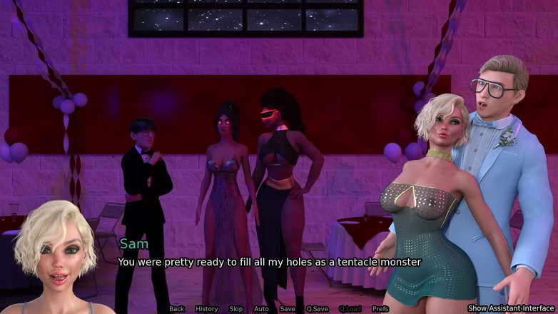 Studio-77: Sex anal cu sora vitregă - joc porno cu robot sexual