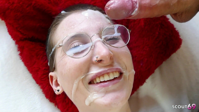 Scout69: German Glasses Shor Hair Nerd Girlfriend Lia Louise Get Hard...