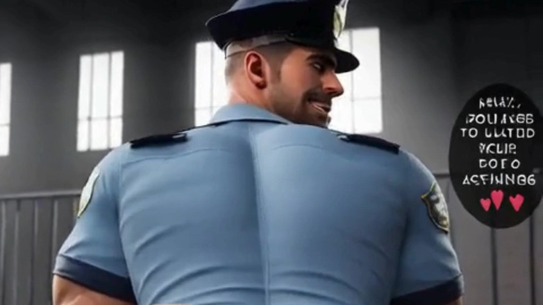 Real narrated fantasy Hentai: Poliziotti Gay Culo Grosso Intenso Anale Enorme Cazzo. Compilation Hentai...