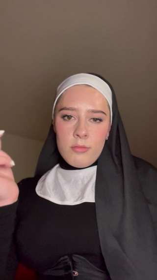 Will_Sin: POV: Sexy Nun Puts You on Your Knees