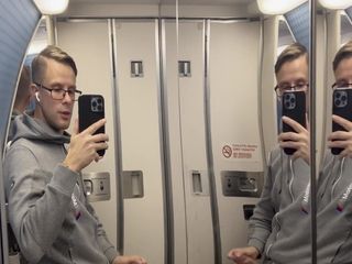 GayDuplo: First Batch of Smaller Videos! Jerking off on Plane the...