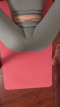 POV: You Rip Her Yoga Pants, Oil Her Big Ass & Creampie Her Soft Pussy