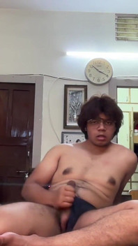 Horny Desi Twink Bitch Loses Control at Home