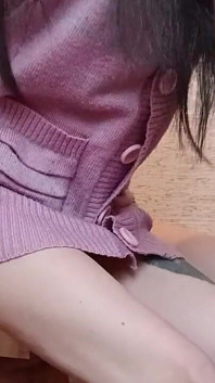 Quick Lesbian Sex in the Kitchen with a Strap-on