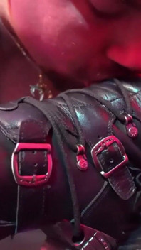 Worship my boots for a tasty reward