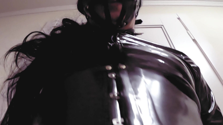 Tranny Bunny: Coniglio di lattice solista Grosso cazzo BDSM Stronzo fetico