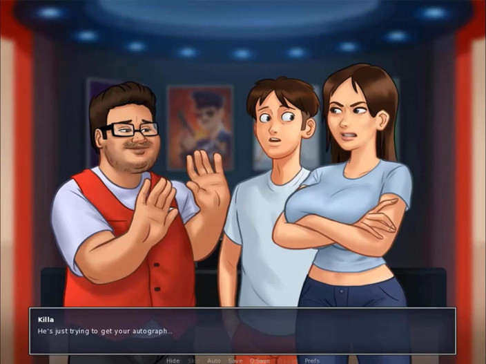 Cartoon Play: Summertime Saga part 80 - berseronok di pawagam
