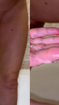 Drenaggio Dello Sperma 6. Bionda Sborra Fuori Dal Culo in Parte. Doccia Da Sola!