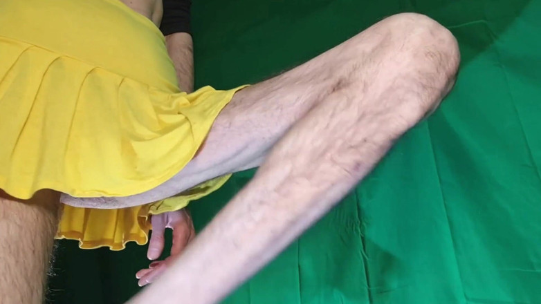 HeIsSooThin: Примерка синих стрингов с сеткой