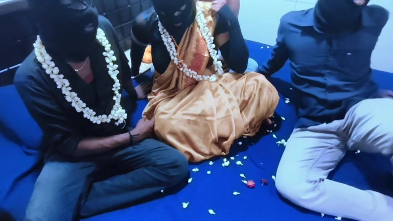 Benita sweety: First Night with Three Stepbrothers and Marriage