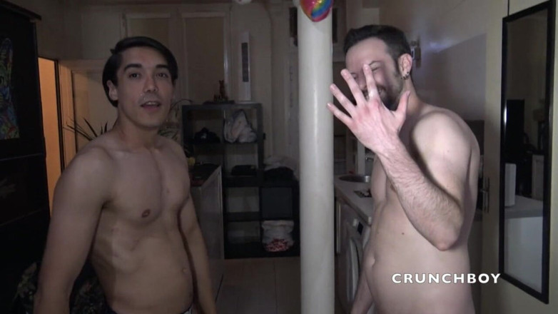 CREAMPIE SESSION IN JOCKSTRAP: Cris используется в jockstrap, от Rex Helix