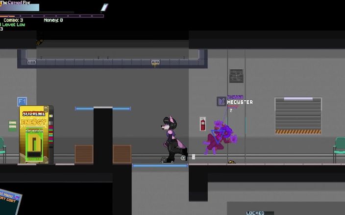 LewdArcade: Happy heart pánico transgénero scroller side porn game play parte 01...
