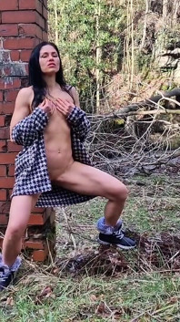 Naked MILF Outdoors