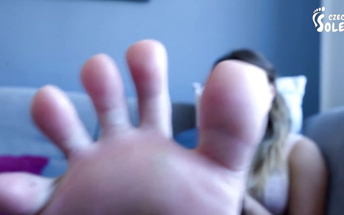 Czech Soles - foot fetish content: Вонючее наказание ступней для ее мужа - POV