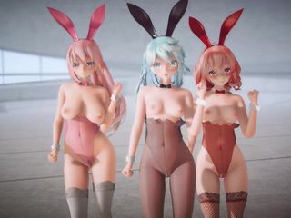 Mmd anime girls: Mmd r-18 аніме дівчата, сексуальні танці (кліп 26)