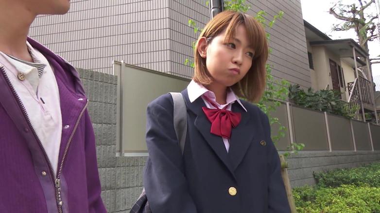 Caribbeancom: Japanese girl coming back from classes gets facialized and creampied...