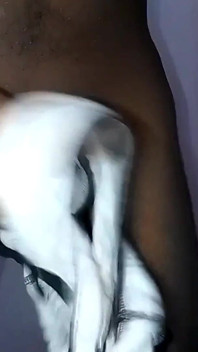 Next Door Aunty's Gray Panty Is Sneezed Hard and Sent Long All Over the Panty