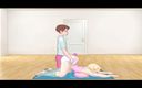 Hentai World: Sexnote Cu Lisa - antrenamentul de yoga supraantrenează