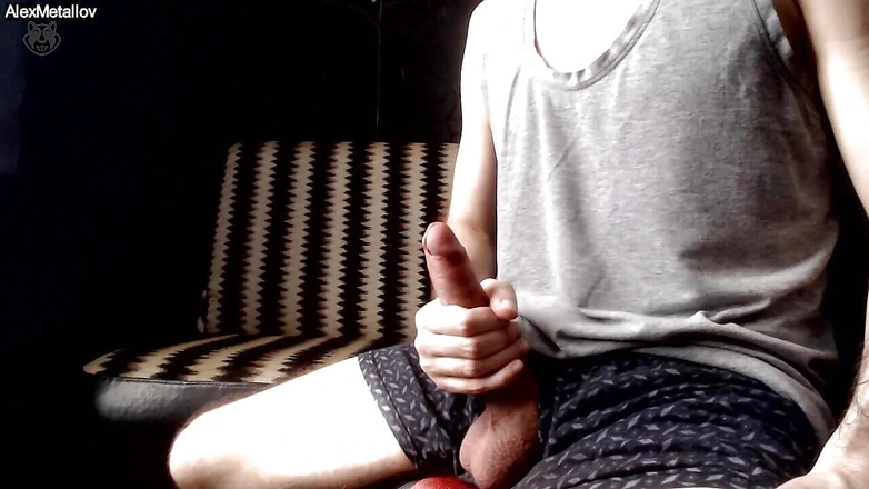 Alex Metallov: Saya belum melancap selama tiga minggu. Rintihan kuat, PANCUTAN MANI...