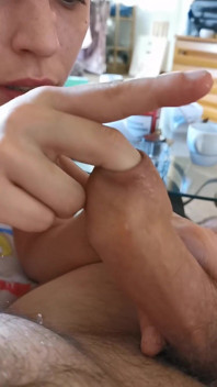 POV předkožka hrát kouření, úžasná děvka manželka