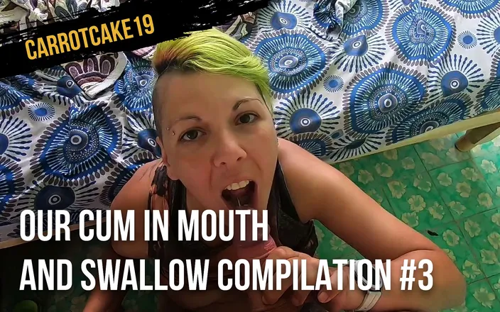 bekycarril: Our cum in mouth and swallow compilation #3