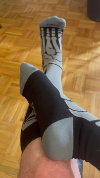 Cspot in Skeleton Socks