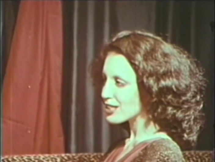 Vintage megastore: Skinny big boobs brunette first tries a big black cock