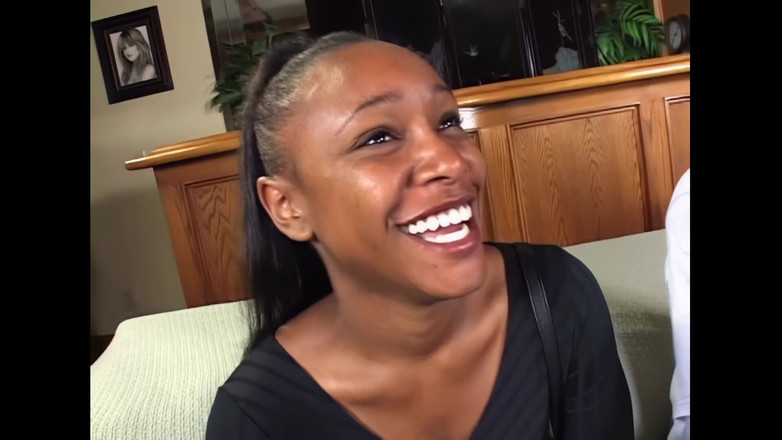 The Dark Side X: Черная шлюшка кричит на черном хуище