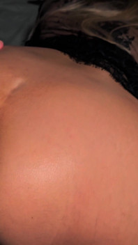 Fucked Stepmom in Both Holes and Cummed on Her Asshole for a Bouquet of Bush Roses