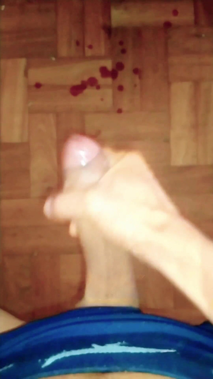 Naughty Cock: Głośno, mleczna ręczna robota. Wielki Kutas reaguje na pary jebanie...