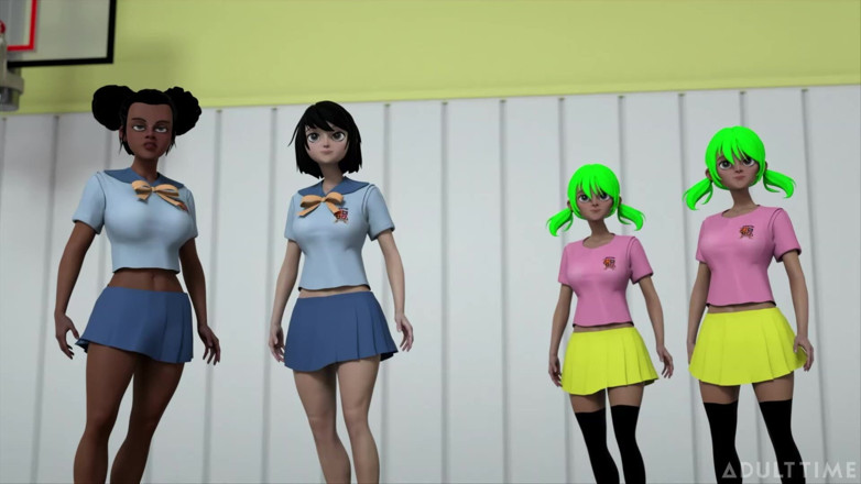 Hentai Sex School: Hentai Sexuální škola Epizoda 3 - Hentai Student jí perfektní kundičku své učitelky,...