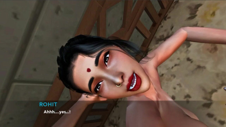 NaughtyPlayz: Madrasta love anal vídeo 3D com alegria