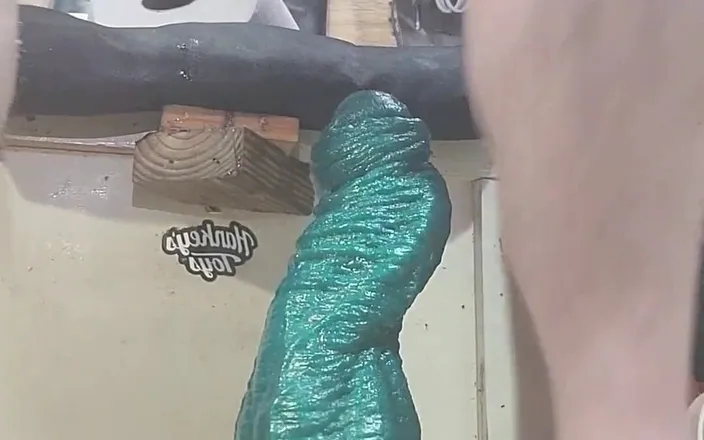 Lb13702: Riding Some of My Huge Mr Hankeys Dildos
