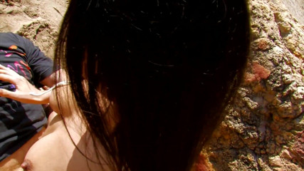 Amaspain: She loves to be fucked at the beach