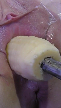 Wide Open Cocked Pussy Mechanically Fucked From Very Close 3