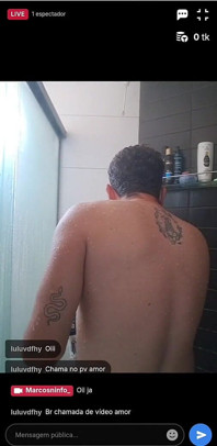 I Did My First Live Stream in the Shower and Received Compliments.