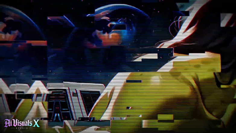 AI Visuals X: (4k) AI 3D animé - salope extraterrestre excitée x fantasme d’homme humain (visuals...