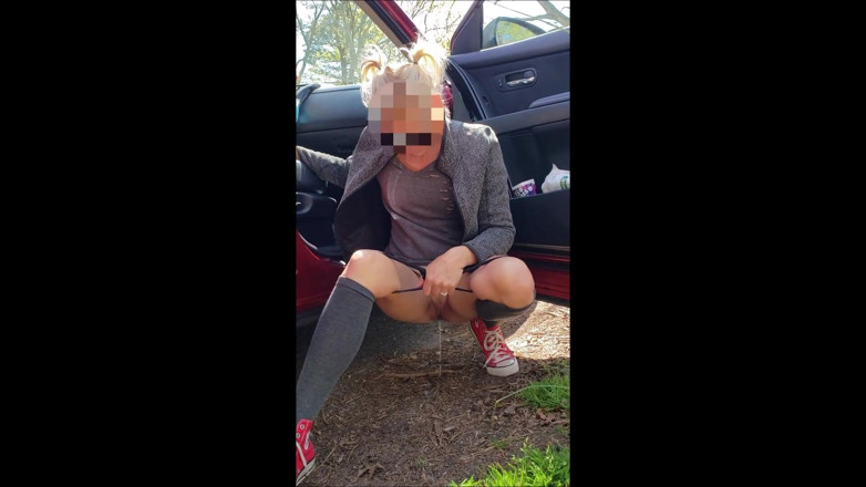 Fantasy Milf: Public Pee MILF
