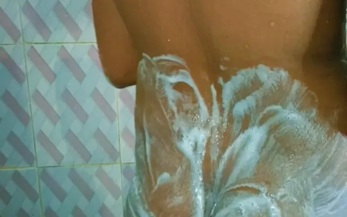Sumi_couple_lesbian: My Stepsister in Bathroom Pussy Fingering with Boobs Press Indian...