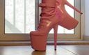 Kisica: Розовая дрочка на высоком каблуке: чувственная фантазия